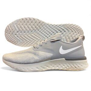 Nike Odyssey React 2 Fyknit Mens Running Shoes Size 12 Wolf Grey AH1015 001